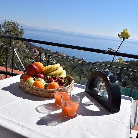 Apollo Romantic Sea View Villa Kivérion Exterior foto