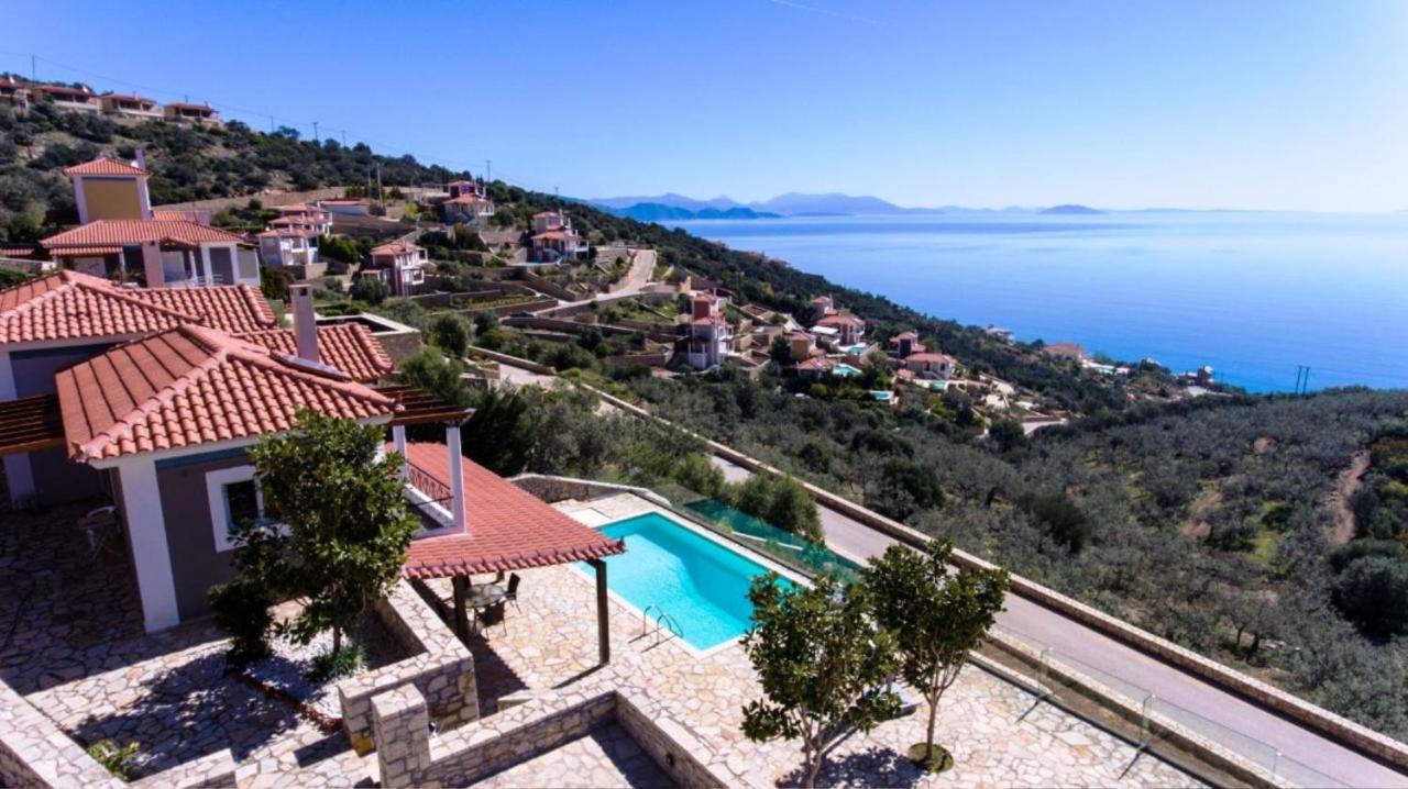 Apollo Romantic Sea View Villa Kivérion Exterior foto