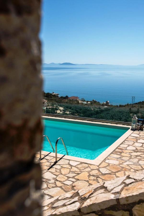 Apollo Romantic Sea View Villa Kivérion Exterior foto