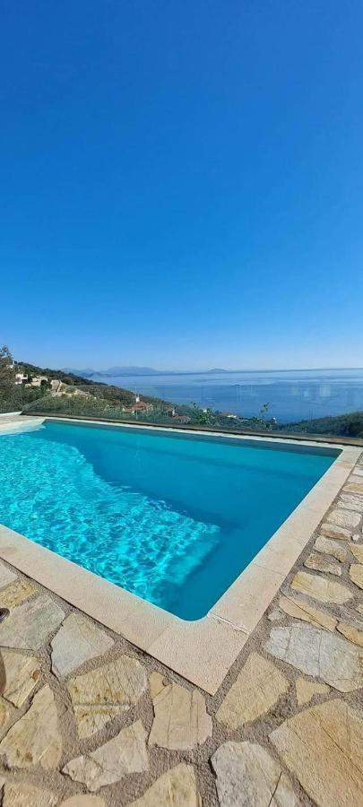 Apollo Romantic Sea View Villa Kivérion Exterior foto