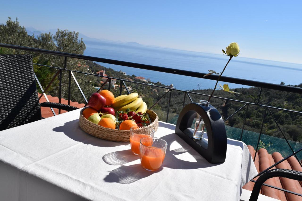 Apollo Romantic Sea View Villa Kivérion Exterior foto
